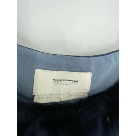 New BHLDN Carlson Size XL Burnout Velvet Dress - Picture 8 of 9